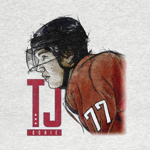 T.J. Oshie Washington Sketch by Erianna Bee